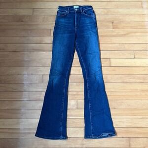 Citizens of Humanity Lilah High Rise Flare Jeans Dark Wash Blue Size 23